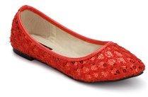 Nell Red Belly Shoes women