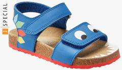 Next Blue Leather Comfort Sandals boys