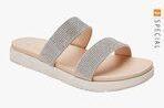 Next Silver Synthetic Comfort Sandals women