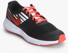 Nike Black Mesh Running Shoes boys