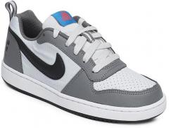 Nike Boys Off White & Grey COURT BOROUGH LOW Sneakers