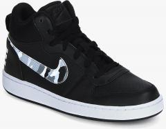 Nike Court Borough Mid Black Sneakers boys