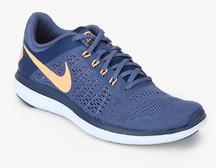 Nike Flex 2016 Rn Blue Running Shoes women