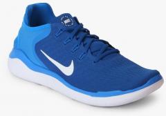 Nike Free Rn 2018 Blue Running Shoes men