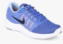 Nike Lunarstelos Blue Running Shoes women