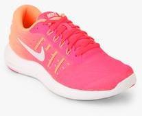 Nike Lunarstelos Pink Running Shoes women