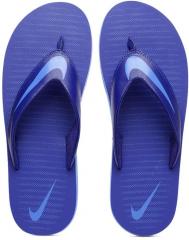 Nike Men Blue Solid Thong Flip Flops
