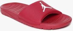 Nike Red JORDAN BREAK Solid Sliders men