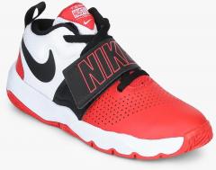 Nike Red Team Hustle D 8 Basketball Shoes boys