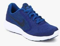 Nike Revolution 3 Blue Running Shoes boys