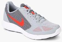 Nike Revolution 3 Grey Running Shoes boys
