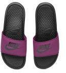 Nike Women Purple & Black Benassi JDI Solid Sliders