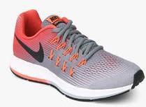 Nike Zoom Pegasus 33 Grey Running Shoes boys