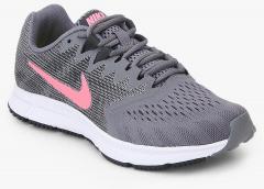 Nike Zoom Span 2 Grey Running Shoes women