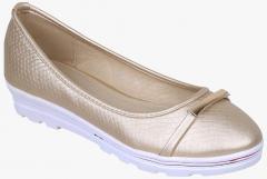Notion London Gold Belly Shoes women
