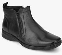 Pavers England Black Boots men