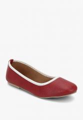 Pink 18 Maroon Belly Shoes women