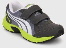 Puma Axis Velcro Jr Dp Grey Running Shoes girls