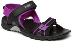 Puma Black & Purple Comfy DP Sports Sandals women