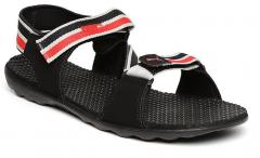 Puma Black & Red Silicis Mesh Dp Sports Sandals women