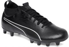 Puma Black Evoknit Football Ii Firm Ground Junior Football Shoes boys