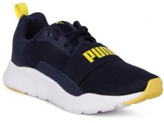 Puma Kids Navy Blue Wired Running Shoes boys