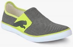 Puma Lazy Slip On Ii Dp Castor Gray Limepunch Grey Sneakers women