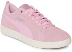 Puma Pink Smash V2 Suede Sneakers women
