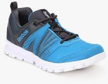 reebok duo runner blue running shoes