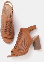Roadster Brown Synthetic Sandals women