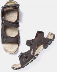 Roadster Coffee Brown Solid Sports Sandals men