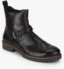 Royal Enfield Brown Flat Boots men
