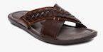 Ruosh Brown PARK 03A Leather Comfort Sandals men