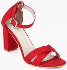 Shoe Couture Red Ankle Strap Sandals women