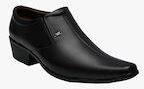 Sir Corbett Black Leather Slip On Formal Shoes men