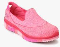 Skechers Go Flex Pink Sporty Sneakers women