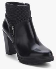 Steppings Black Ankle Length Boots women