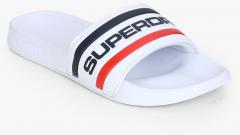 Superdry Retro Colour Block White Slider men