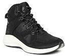 Timberland Black Solid Leather Flyroam Go Hiker Flat Boots men