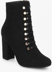 Truffle Collection Black Heeled Boots women