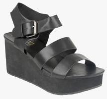 Truffle Collection Black Wedges women