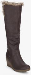 Truffle Collection Brown Heeled Boots women