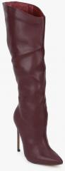 Truffle Collection Burgundy Boots women