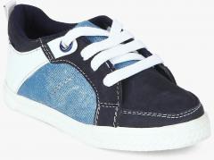 Tuskey Navy Blue Lace Up Casual Shoe boys