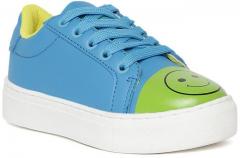 United Colors Of Benetton Blue Synthetic Regular Sneakers girls