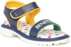 United Colors Of Benetton Kids Navy Blue Sandals boys