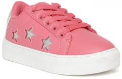 United Colors Of Benetton Pink Synthetic Regular Sneakers boys