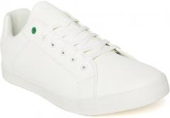 United Colors Of Benetton White Textured Sneakers men
