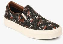 Vans Classic Slip On Black Floral Sneakers men