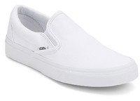 Vans Classic Slip On White Loafers for 